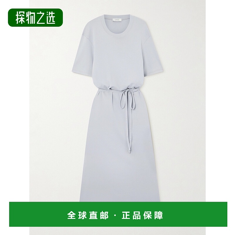 香港直邮1h可退 Lemaire 女士 圆领连衣裙 DR1045LJ1016 blue蓝色