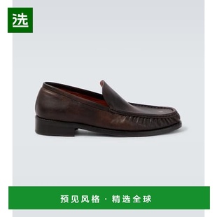 香港直邮Acne 皮质乐福鞋 Studios 男士 brown棕色 艾克妮 1h可退