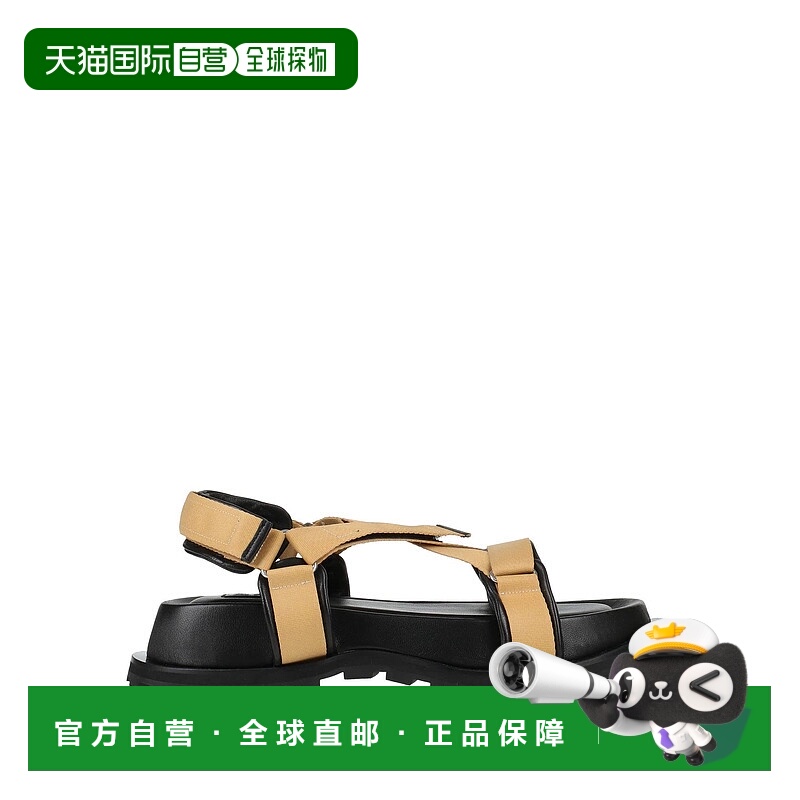 1h可退 香港直邮Jil Sander 吉尔·桑达 男士 凉鞋 brown棕色 舒