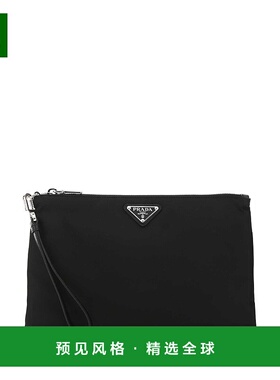 1h可退 香港直邮Prada 普拉达 男士 RE-NYLON 黑色手包 2NH0062DM