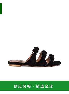 1h可退 香港直邮Alaïa 女士 Bombe 皮质凉鞋 AA3M002C0C16