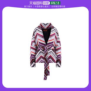 束腰带印花休闲夹克 香港直邮Missoni DS23WC0GBC003L