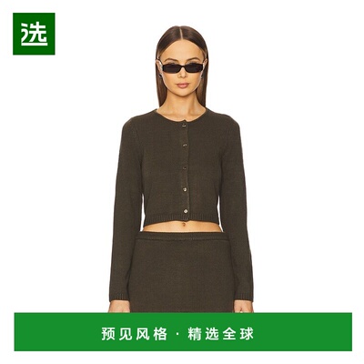 1h可退 香港直邮Weworewhat 女士 合身圆领针织开衫 WWT18801