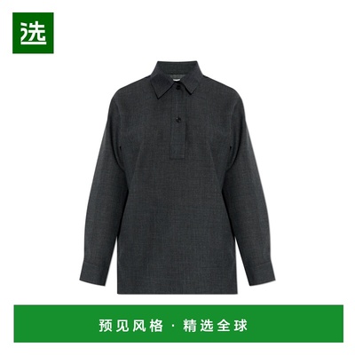 香港直邮STUDIO NICHOLSON 女士衬衫 PINOLESNW16710SLATEMELANGE