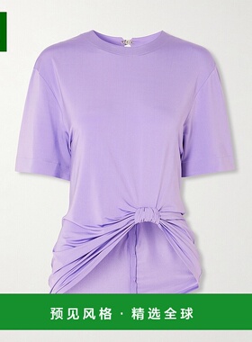 1h可退 香港直邮Rabanne 女士 短袖 T 恤 25EJTO109VI0267修身