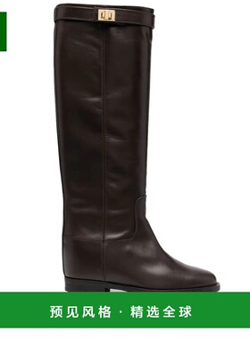 香港直邮Via Roma 15 女士靴子 3807TESTADIMORO AW2025 深棕色