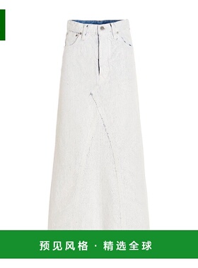 香港直邮Maison Margiela 徽标牛仔A字裙半身裙 SI0MA0003S30561