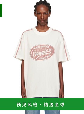 1h可退 香港直邮Ksubi 女士 灰白色 Genuine Boyfriend T 恤 WPF2