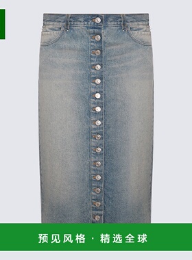 COURREGES 女士半身裙 124DJU155DE00167011长裙直筒裙中长裙