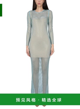 1h可退 香港直邮Self-Portrait 女士 长款连衣裙 SS23150XGREEN