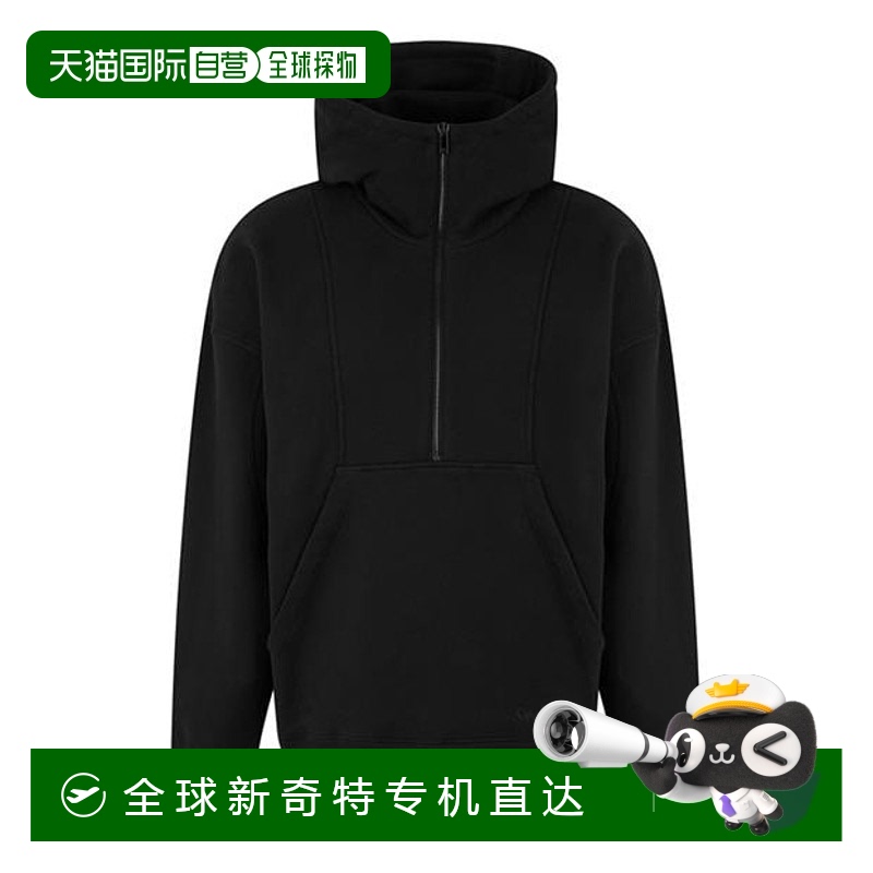 1h可退 香港直邮Saint Laurent 圣罗兰 男士 半拉链连帽衫