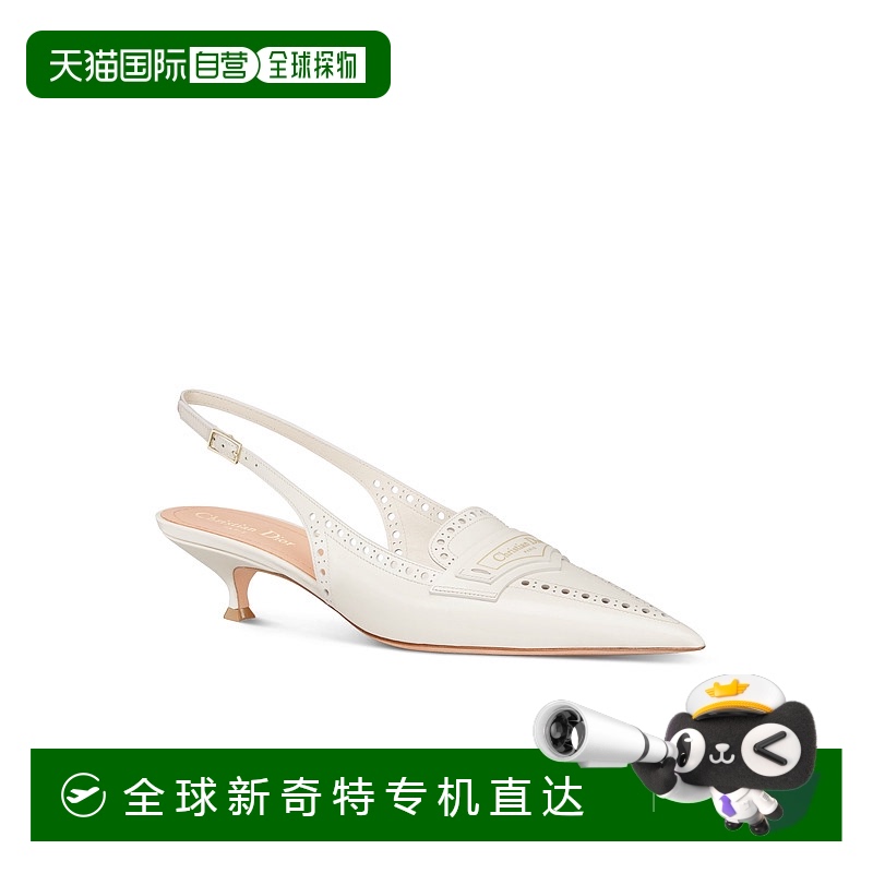 1h可退 欧洲直邮DIOR/迪奥 Dior Boy 露跟高跟鞋皮鞋尖头