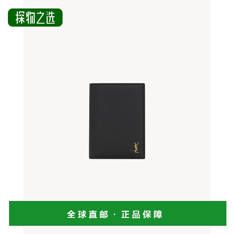 欧洲直邮YSL (2025) TINY CASSANDRE 粒面皮革钱包