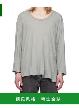 香港直邮UNDERCOVER 男士T恤 UC1E4801GRAY SS2025 灰色 圆领长袖