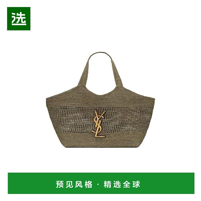【美国直邮】ysl/圣罗兰 女士 托特包手提包单肩包编织包草编包