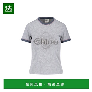 Chloè 女士 and Polos 25WJH031 香港直邮Chloe T恤灰色T恤 蔻依