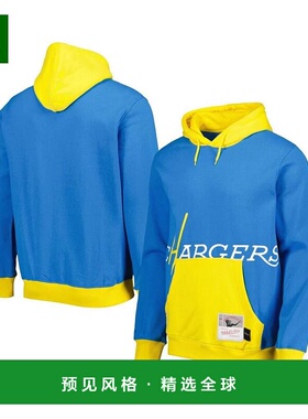 1h可退 【美国直邮】Mitchell Ness 男士粉蓝色洛杉矶闪电队 Big