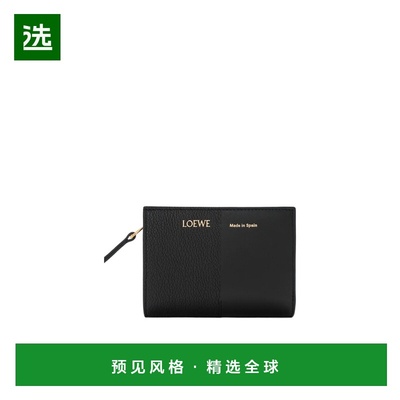 香港直邮LOEWE 女士卡包 C612NCWX011100 SS2026 黑色 徽标钱包