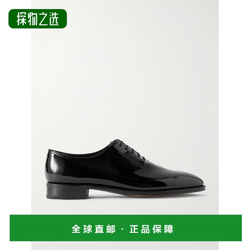 1h可退 John Lobb 男士 Marldon Whole-Cut 漆皮牛津鞋 5男鞋
