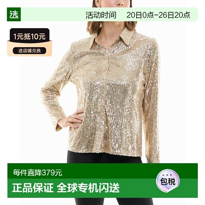 1h可退 【美国直邮】Nicole Miller 女士 衬衫  时尚舒适 百搭休