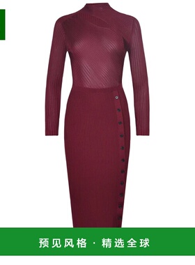 香港直邮SELF-PORTRAIT 女士连衣裙 PF25080MBURGUNDY SS2026