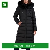 美国直邮 女士绗缝派克大衣 1h可退 Tahari Nellie 外套 P28