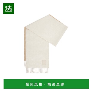 香港直邮Loewe 羊毛羊绒流苏围巾 F811251X06罗意威高级感 正品