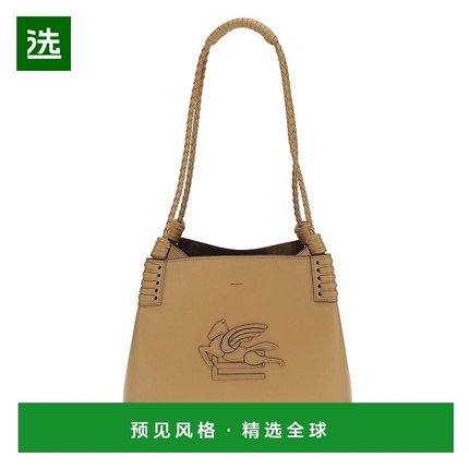 1h可退 香港直邮Etro 艾特罗 女士 Libra Logo Patch 肩背包 WP1D