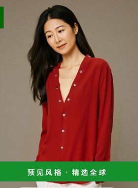 欧洲直邮RICK OWENS 女士衬衫RP01D2242CC03真丝长袖