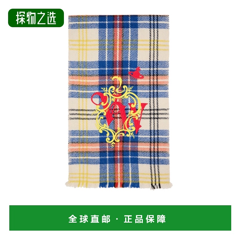 香港直邮Vivienne Westwood 格纹图案围巾 8103013GW01AP
