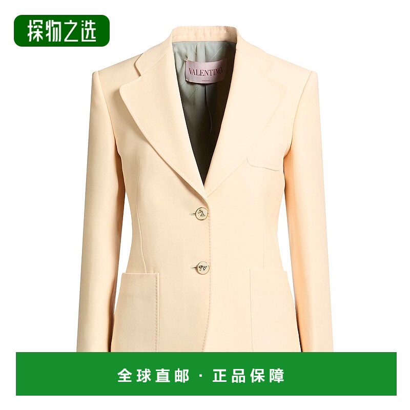 香港直邮valentino 华伦天奴 女士 西装外套 beige米色 舒适时尚