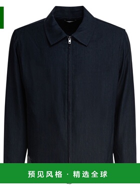 香港直邮VINCE 男士夹克 M09724043A403CBL SS2025 蓝色 Bomber j