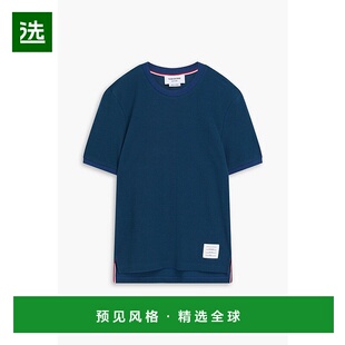 香港直邮Thom 条纹棉质T恤 Browne 男士 MJS23 汤姆·布朗 1h可退
