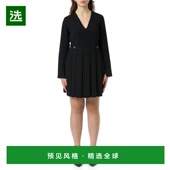 242TT2171 1h可退 black黑色 女士 百褶连衣裙 香港直邮twin set