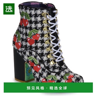 欧洲直邮Irregular Choice 女士 短筒靴 FRUITY PICNIC短靴高跟