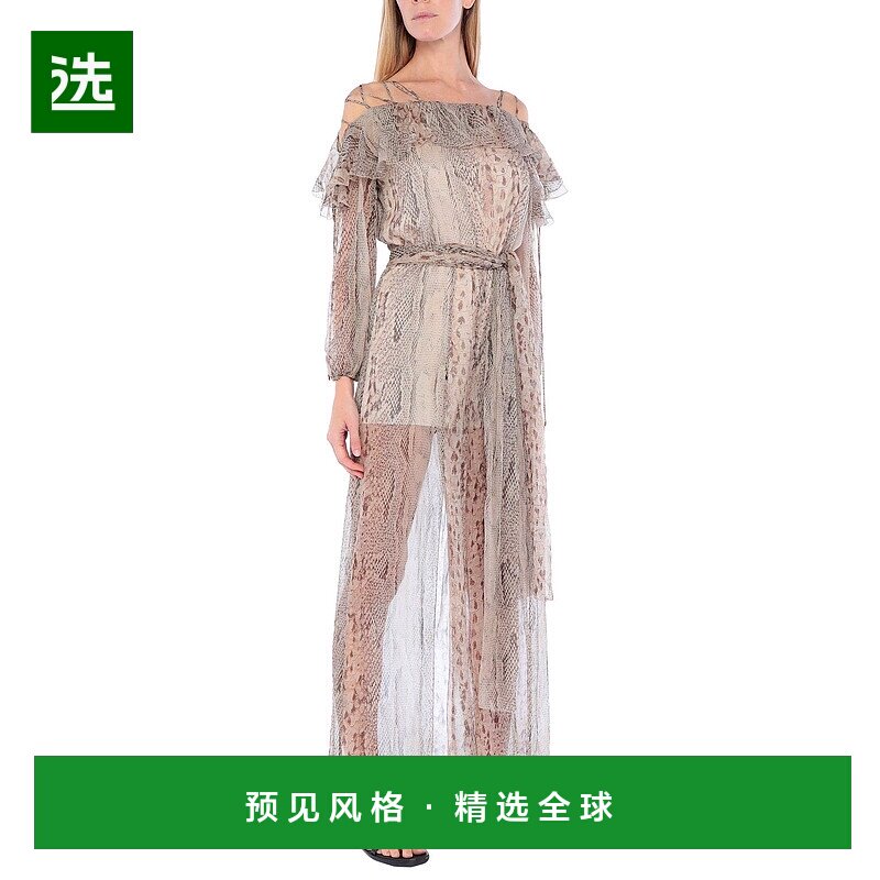 1h可退 香港直邮Blumarine 蓝色情人 女士 连衣裤 beige米色 舒适