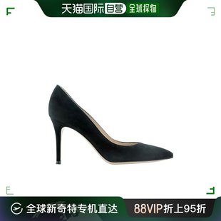 香港直邮Gianvito G2458085RICCAM 黑色徽标高跟鞋 Rossi