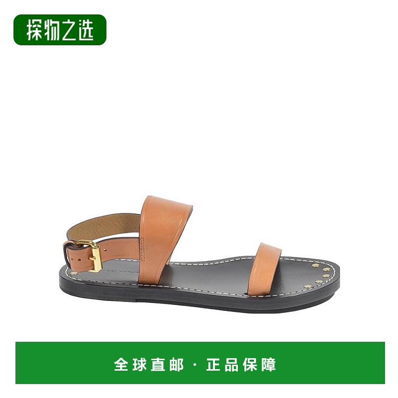 香港直邮Isabel Marant 徽标平底凉鞋 SD089922P008S铆钉