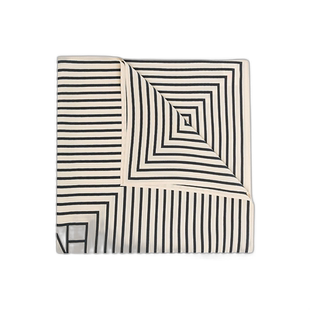 香港直邮Toteme 方形条纹印花丝巾 211852800 时尚保暖舒适透气