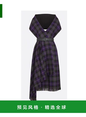 1h可退 香港直邮DIOR 迪奥 女士 中长束带连衣裙 511R28A1640