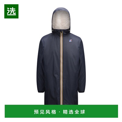 香港直邮K-WAY 男士夹克 K3114KWK89 CO 黑色 长袖雨衣