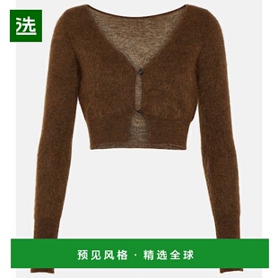 香港直邮Jacquemus 女士 Le Alzou 马海毛混纺针织开衫