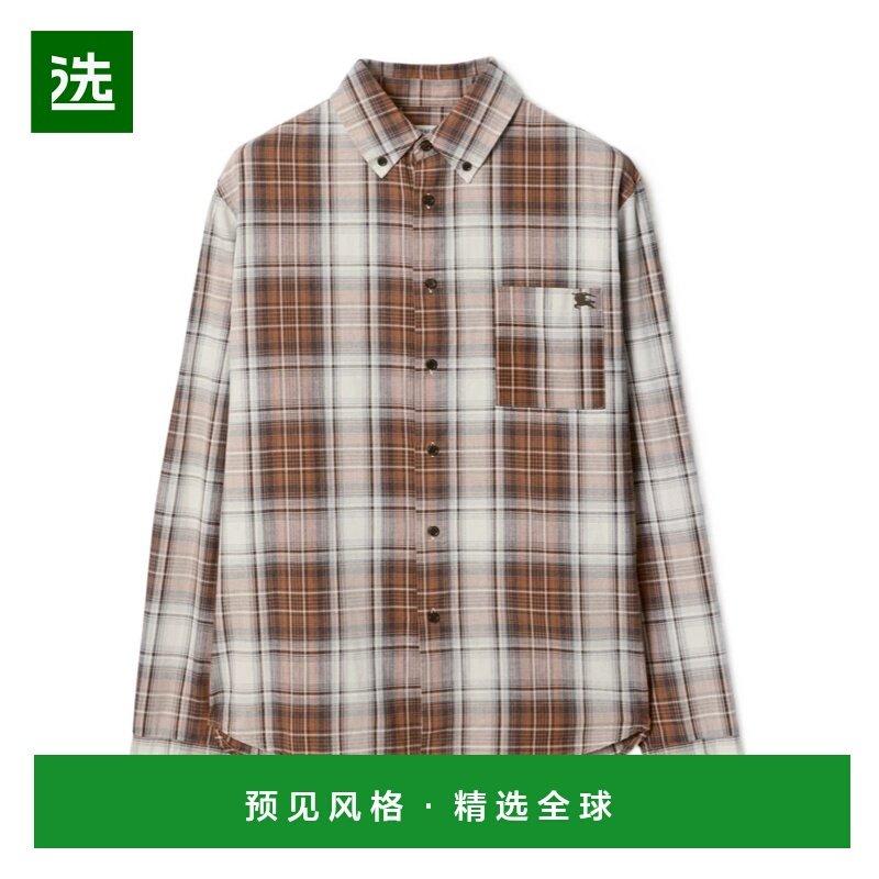 香港直邮BURBERRY 男士衬衫 81220021 SS2026 花色 长袖衬衫,男装,衬衫,淘宝优惠券,粉丝福利购,淘宝优惠卷