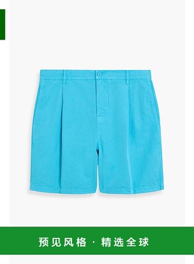 1h可退 香港直邮Orlebar Brown 男士 Searose 褶裥亚麻棉混纺斜纹