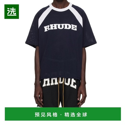 香港直邮RHUDE 男士T恤 RHPS25TT20012NAVYSTARKWHITE SS2025
