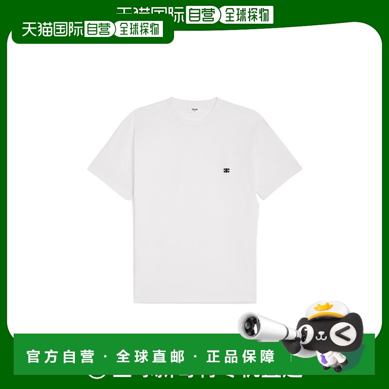 香港直邮Celine 圆领短袖T恤 2X04I671Q.