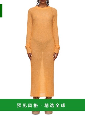 香港直邮Acne Studios 圆领长款连衣裙 A20438