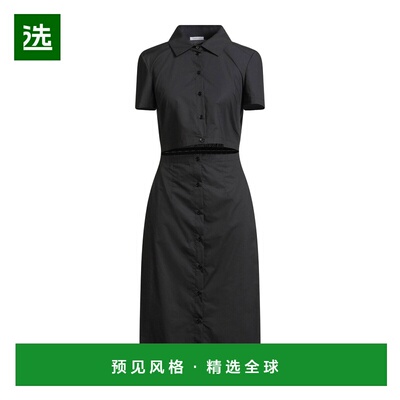 1h可退 香港直邮Patrizia Pepe 柏翠莎 佩佩 女士 衬衫式连衣裙