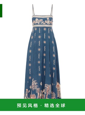 1h可退 香港直邮ALEMAIS 女士 ACACIA 背心裙 6206D blue蓝色 舒