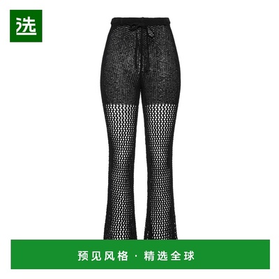 1h可退 香港直邮Giuseppe Di Morabito 女士 休闲长裤 black黑色